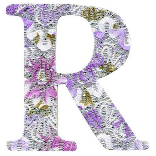 31005 Plywood 120mm Coloured Alphabet R