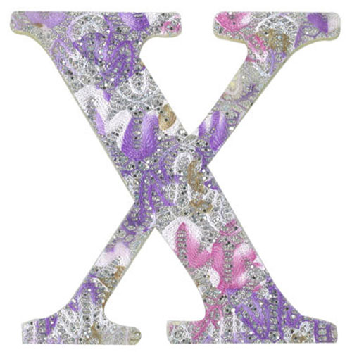 31011 Plywood 120mm Coloured Alphabet X