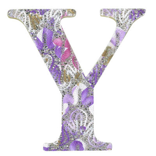 31012 Plywood 120mm Coloured Alphabet Y