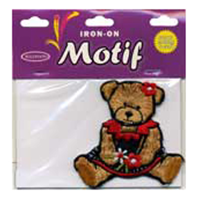 31122 Motif Iron On Bear