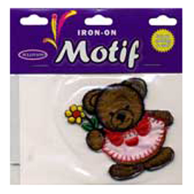 31128 Motif Iron On Bear Apron
