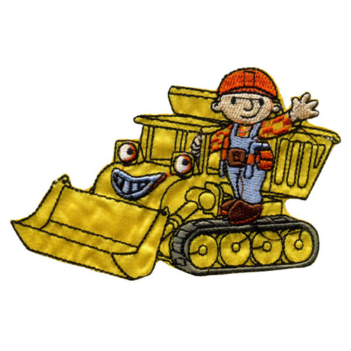 31137 Motif Iron On Builder Tractor