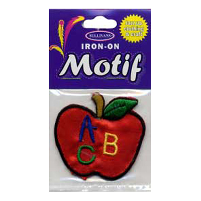 31152 Motif Iron On Apple Abc