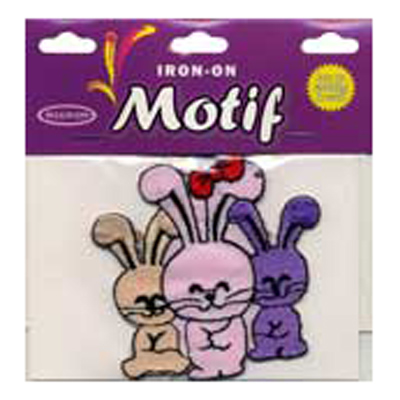 31160 Motif Iron On Bunnies