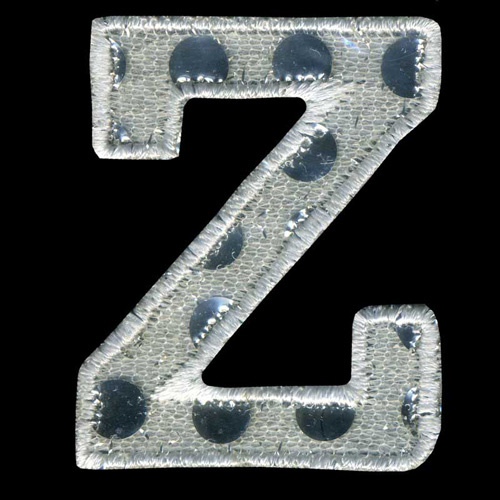 31194 Motif Iron On Sequin Letter Z