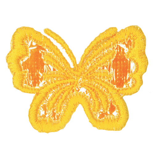 31228 Iron On Motif Yellow Butterfly