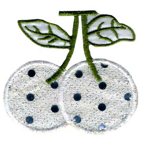 31277 Motif Iron On Sequin Cherry