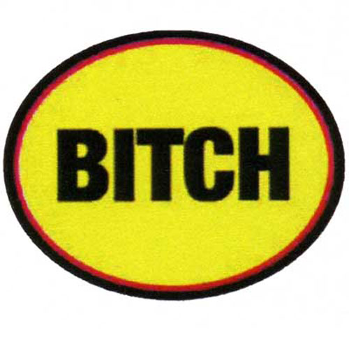 31325 Motif Iron On "bitch"