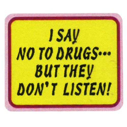 31333 Patch Iron On " I Say No To Drugs"