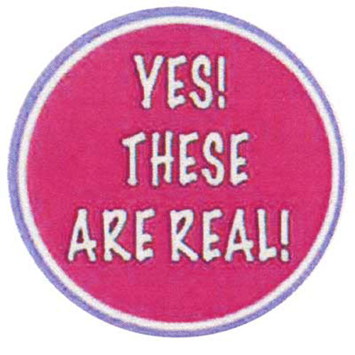 31371 Patch Iron On " Yes! These Are Real"