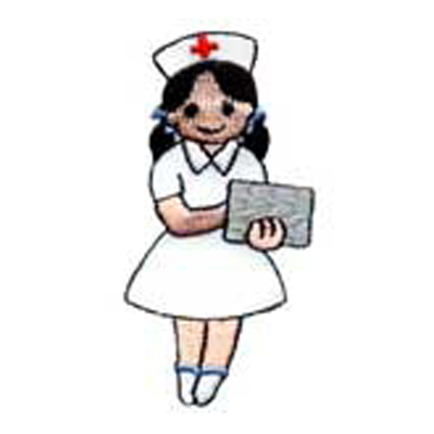 31388 Motif Iron On Nurse