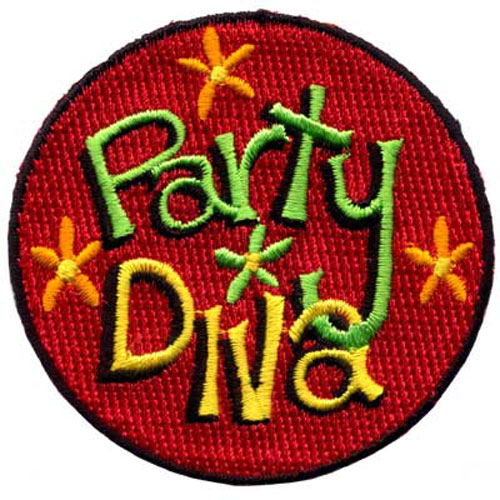 31395 Motif Iron On Party Diva