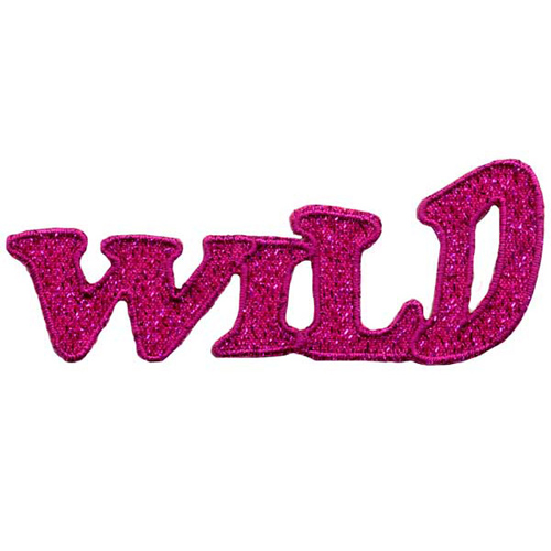31397 Motif Iron On "wild" Pink