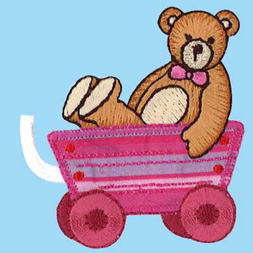 31404 Motif Iron On Teddy In Cart