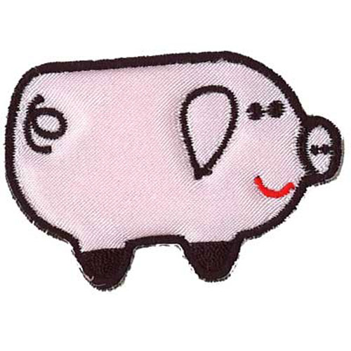 31411 Motif Iron On Pig
