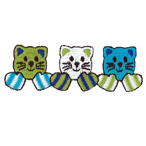 31413 Motif Iron On Happy Cats