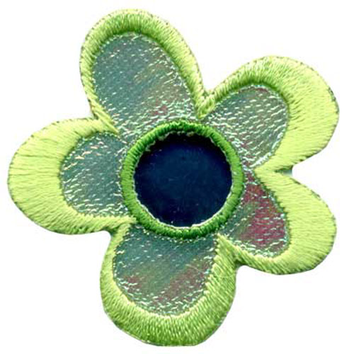 31438 Motif Iron On Flower With Mirror