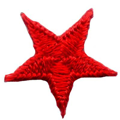 31477 Motif Iron On Star Red