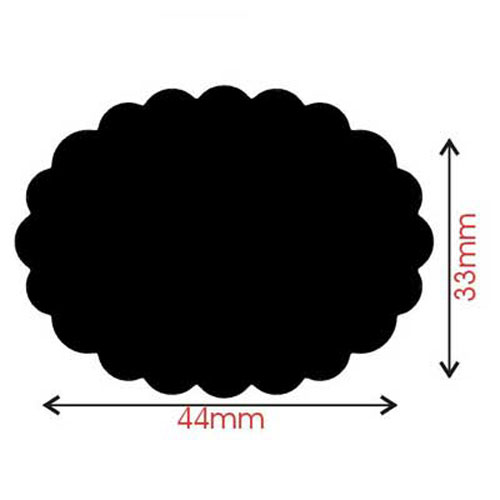 31485 Punch Lever Scalloped Ellipse