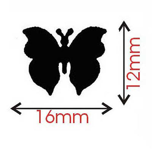 31660 Sullivans Lever Action Craft Puncher - 16mmx12mm - Butterfly