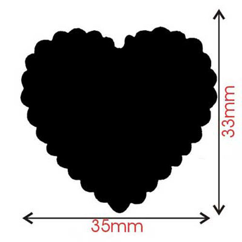 31809 Punch Lever Scalloped Heart