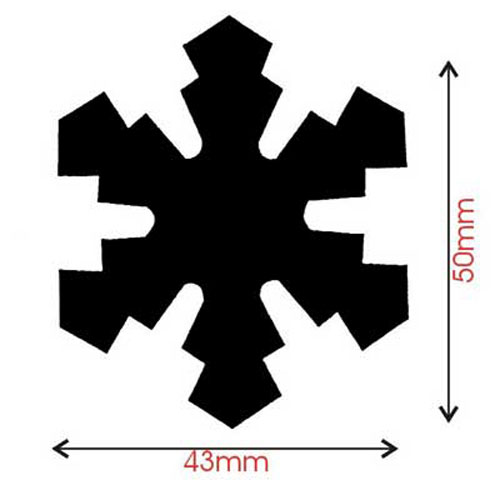 31873 Lever Punch Snowflake 1 007