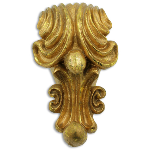 32079 Bracket 220x120mm Scroll Gold