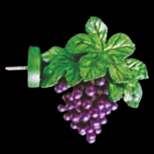32085 Finial 120mmx120mm Purple Green Grapes