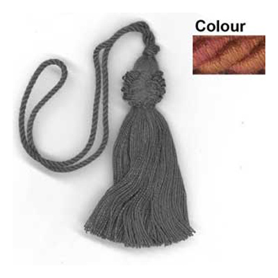 32113 Key Tassel 100mm Rust Brick
