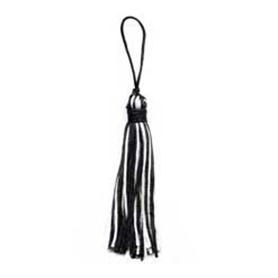 32200 Tassel 50mm Black + White