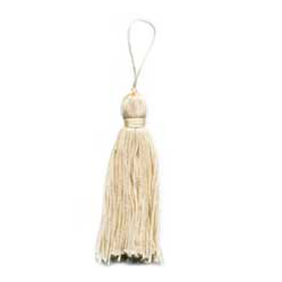 32257 Tassel 100mm French Cream