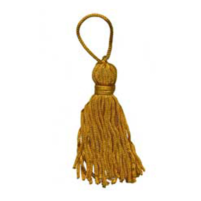 32261 Tassel 100mm Burnt Gold