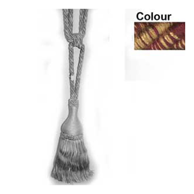 32375 Tie Back Medium Ginger Maroon