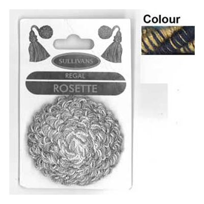 32489 Rosette 50mm Navy Ginger