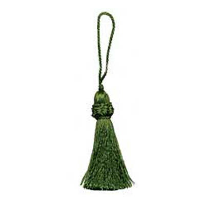 32644 Tassel 100mm Olive