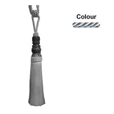 32693 Tie Back Large Silver Grey