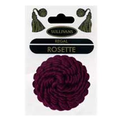 32710 Rosette 50mm Burgundy