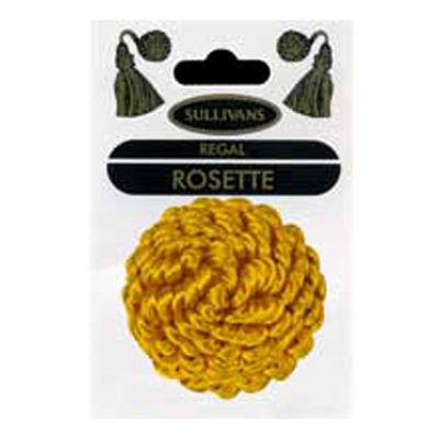 32712 Rosette 50mm Burnt Gold