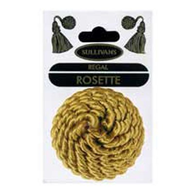 32718 Rosette 50mm Old Gold