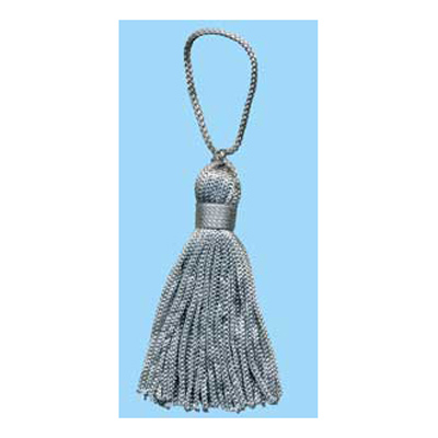32755 Tassel 50mm Silver Grey