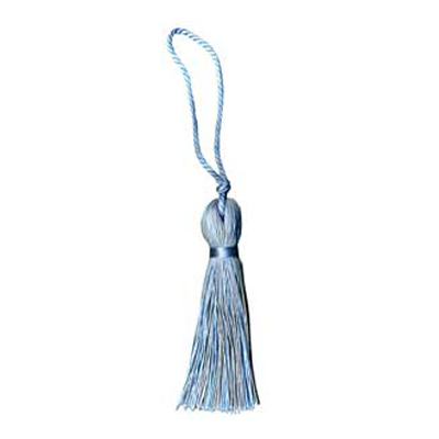 32792 Tassel 90mm Saxe Grey
