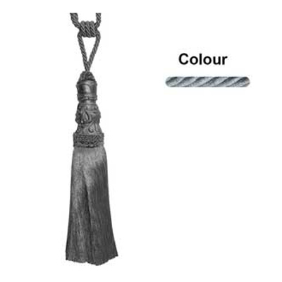 33126 Tie Back Large Antique Silver