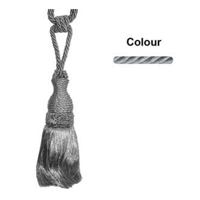 33138 Tie Back Small Antique Silver