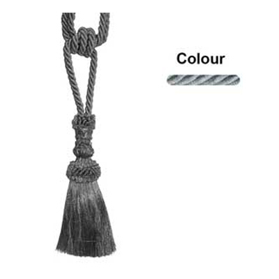 33144 Tie Back Small Antique Silver