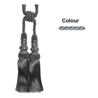 33150 Tie Back Small Antique Silver