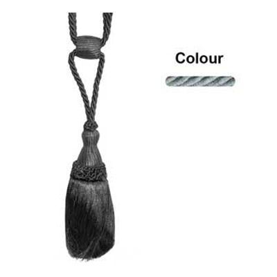 33174 Tie Back Small Antique Silver