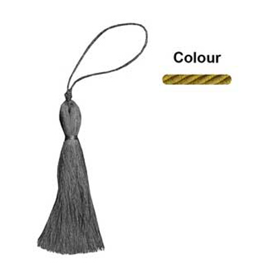 33200 Tassel 100mm Burnt Gold