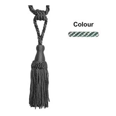 33228 Tie Back Small Sage & Cream