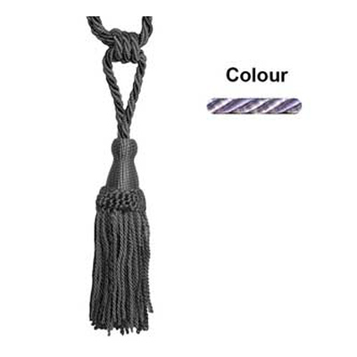 33230 Tie Back Small Lilac & Cream