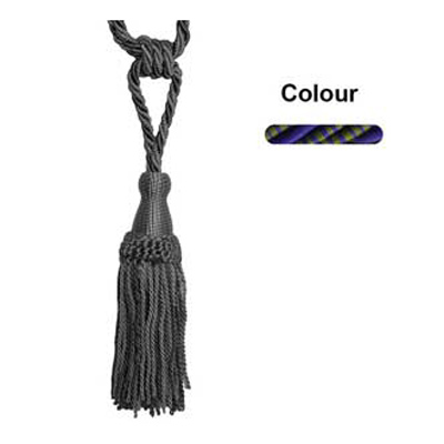 33232 Tie Back Small Purple & Moss